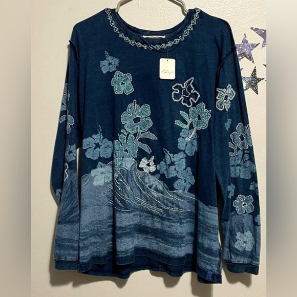 NWT We The Free Crashing Waves Tee Size: S - Picture 6 of 10